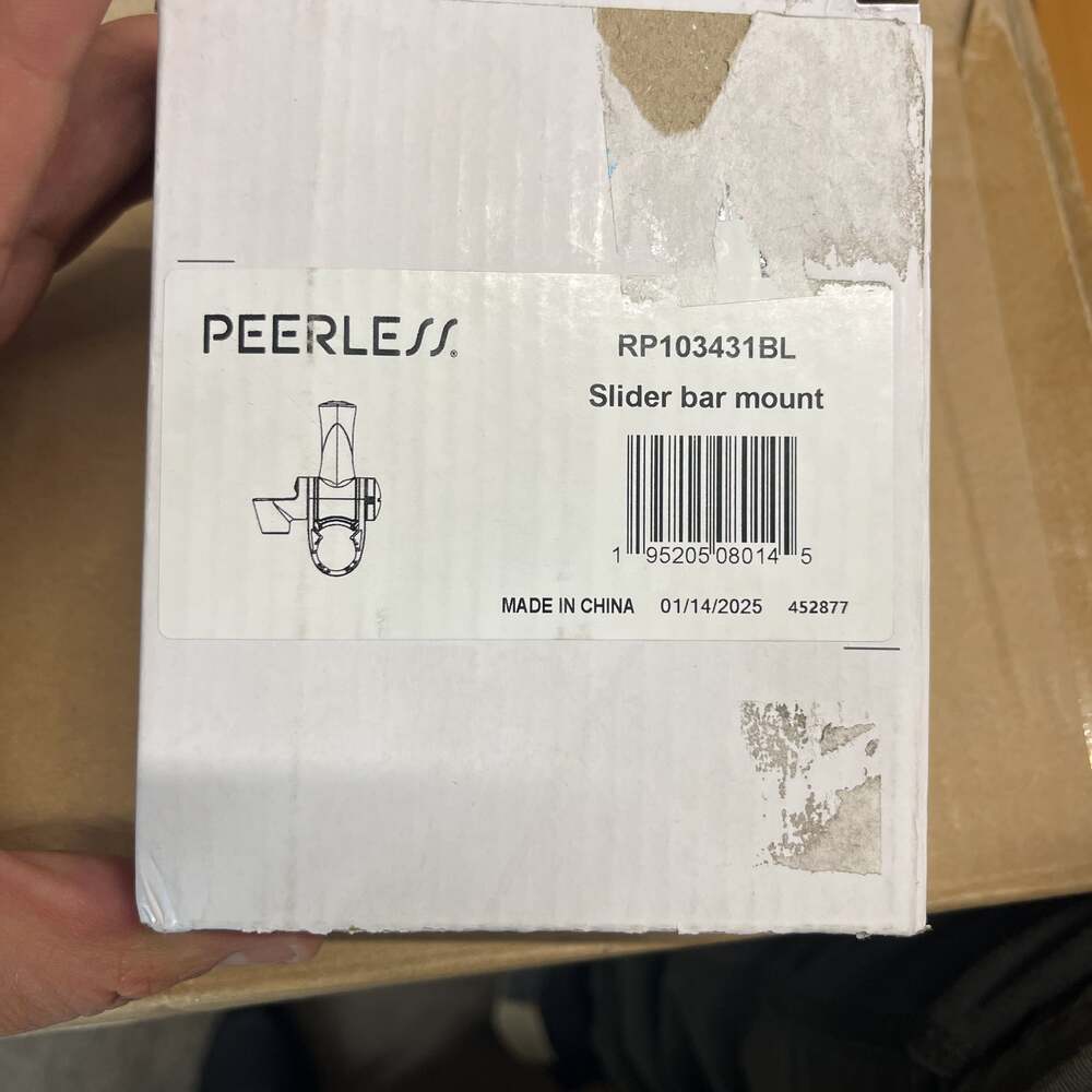 Peerless RP103431BL Slider Bar Mount